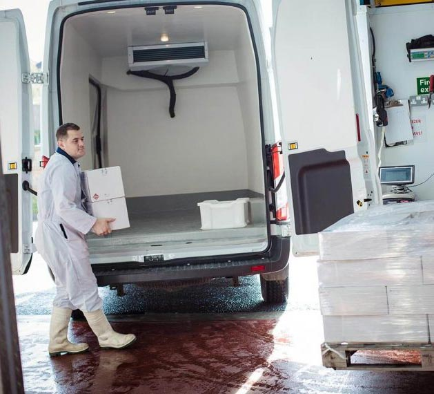 Refrigerated delivery and distribution